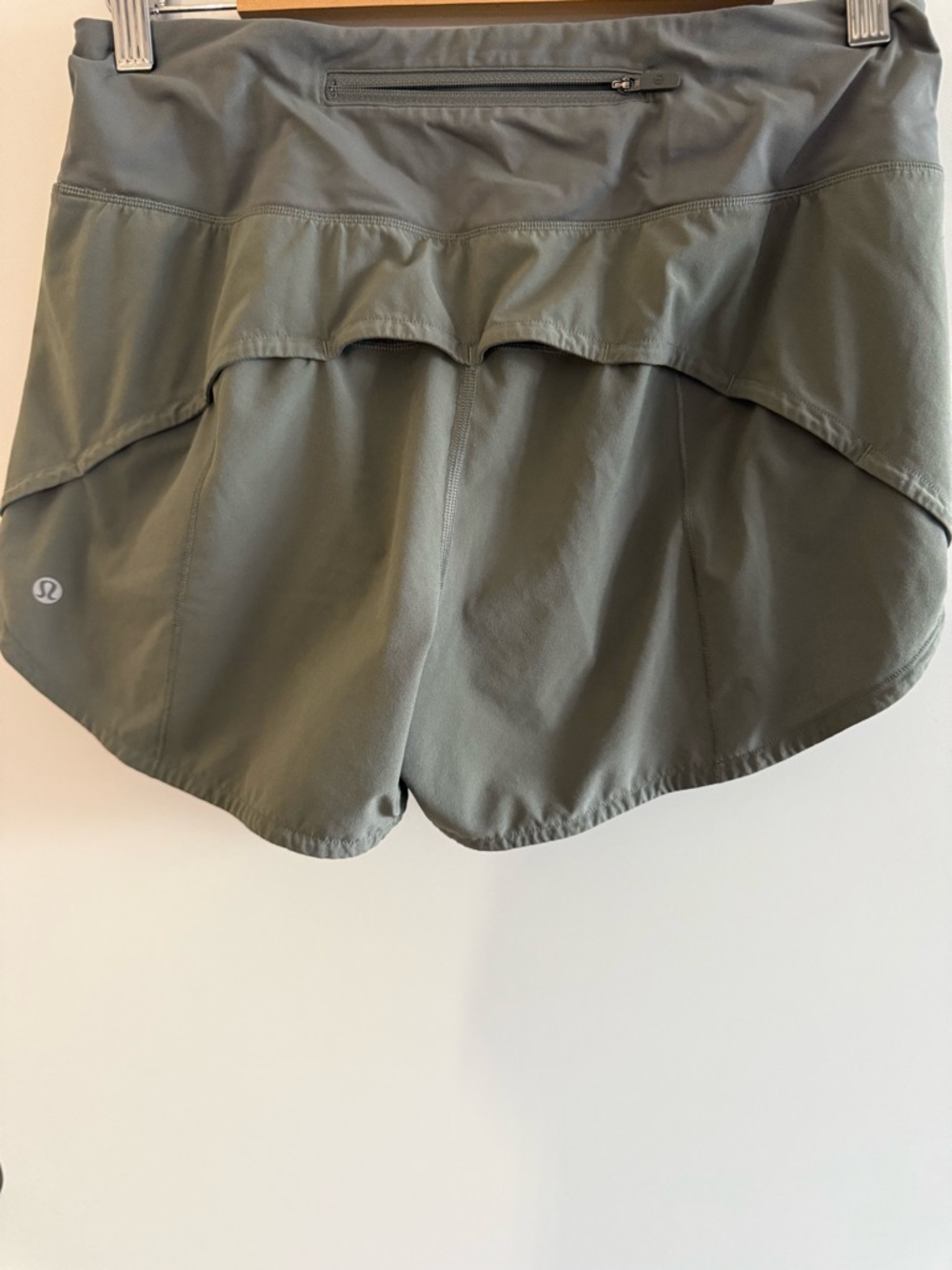 lululemon athletica Olive Green Athletic Skirt-Shorts
